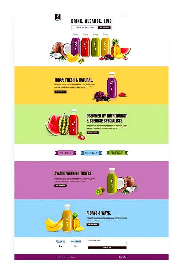 Что такое одностраничный сайт примеры