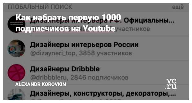 Что дает 1000 подписчиков в YouTube